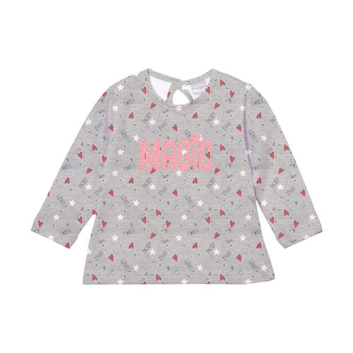Remera estampada estrellas con estampa “magic”