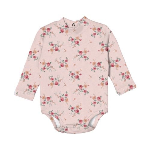 Body media polera interlock "flores"