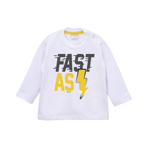 Remera con estampa "fast"