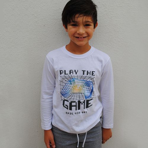 Remera con estampa "joystick" 2021